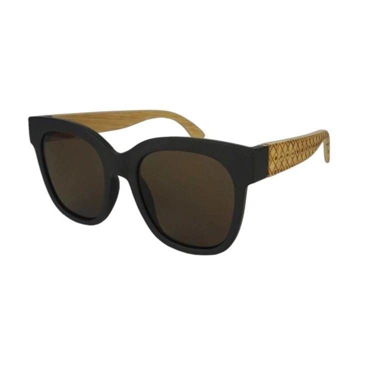 5 Women Wood Frame Sunglasses 49886