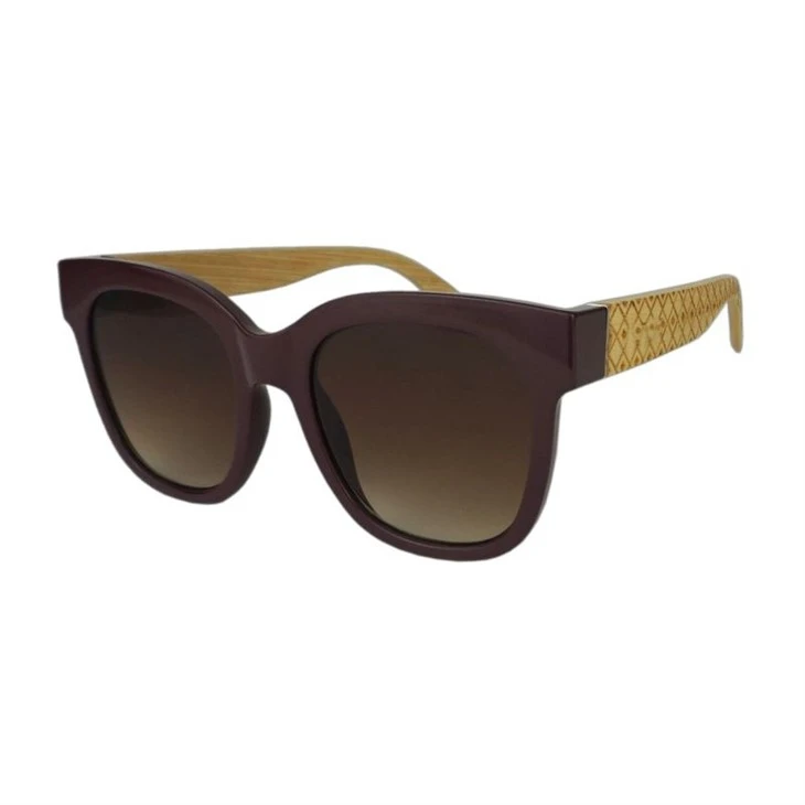 4 Women Wood Frame Sunglasses 49886